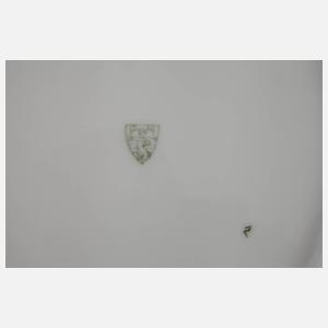 Burgau zwei Platten und sechs Unterteller