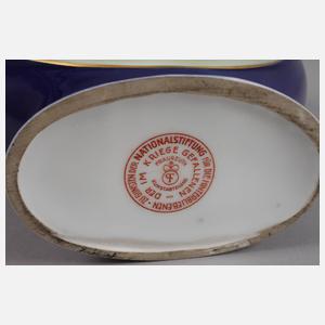 Fraureuth Vase Schwanendekor