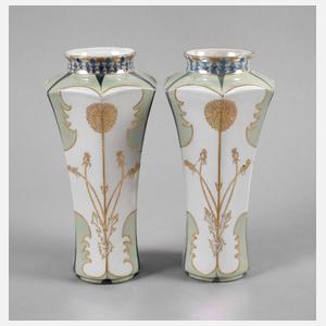 Heubach Lichte Paar Jugendstilvasen