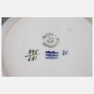 Kopenhagen Schale Stiefmütterchendekor