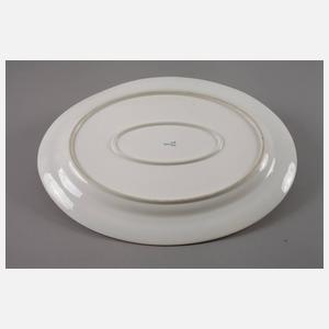 Meissen große Fleischvorlegeplatte ”Bügelmuster”