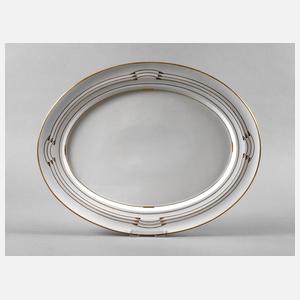 Meissen große Fleischvorlegeplatte ”Bügelmuster”