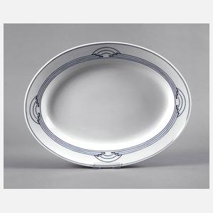 Meissen große Vorlegeplatte ”Bügelmuster”