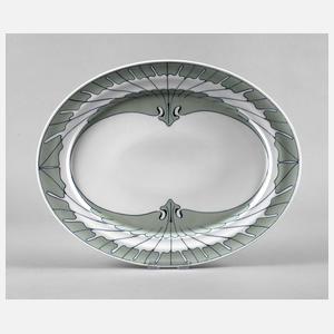 Meissen große Vorlegeplatte Jugendstil