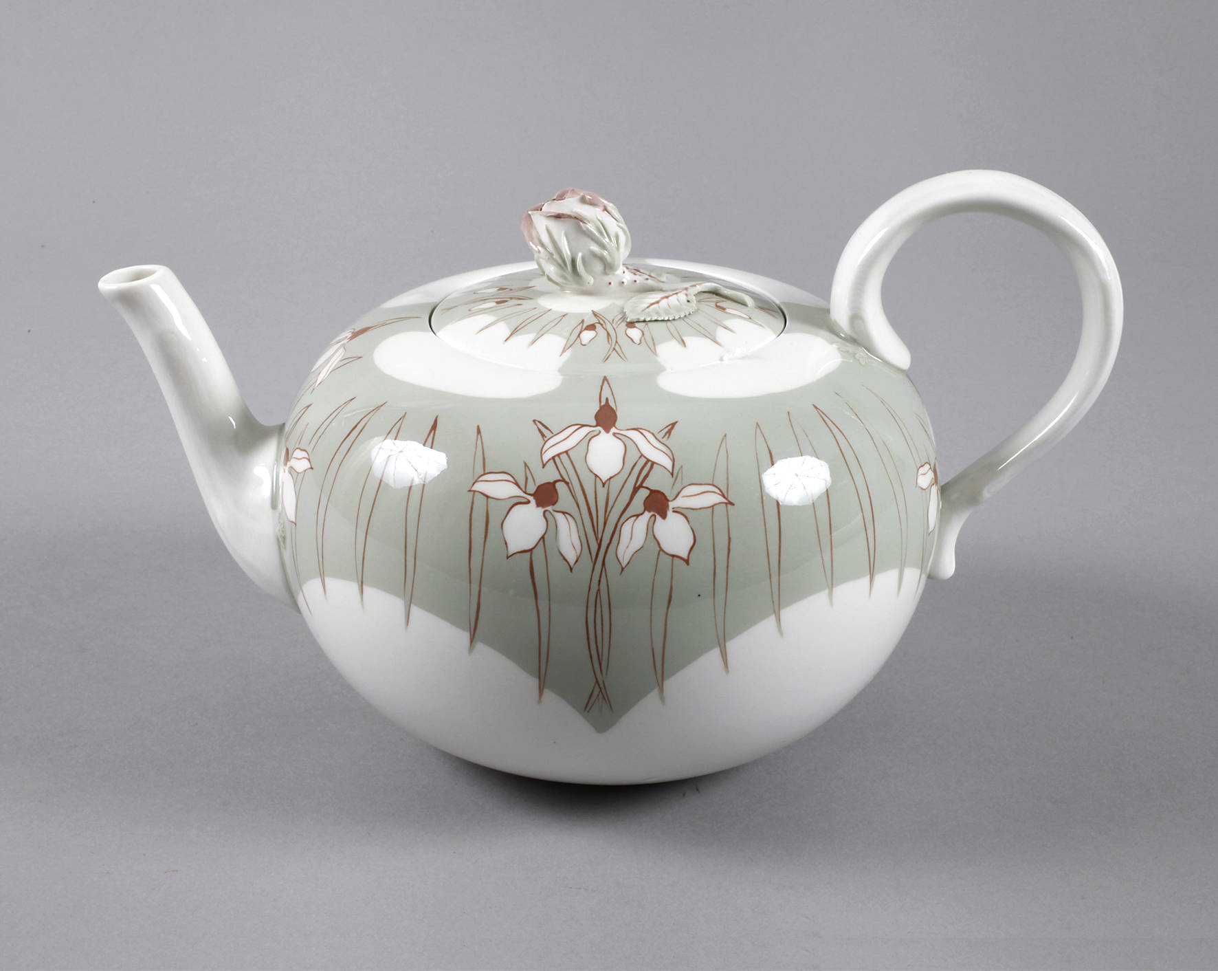 Meissen seltene Teekanne Jugendstil