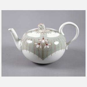 Meissen seltene Teekanne Jugendstil