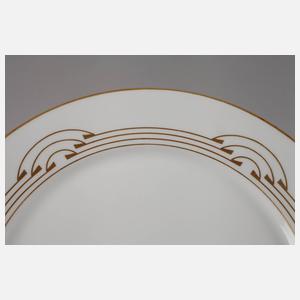 Meissen zwei Speiseteller ”Bügelmuster”