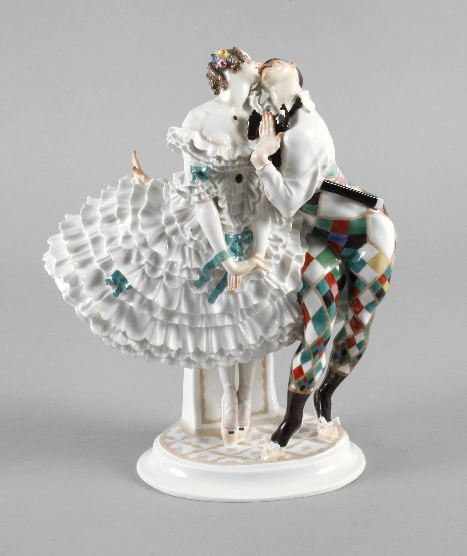 Meissen ”Harlekin und Columbine”