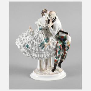 Meissen ”Harlekin und Columbine”