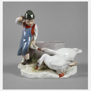 Meissen ”Knabe mit zwei Gänsen”