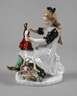 Meissen ”Mädchen mit Puppe und Blumenkorb”