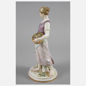 Meissen ”Mädchen mit Wachtelhund”