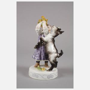 Meissen ”Mädchen mit Ziege”