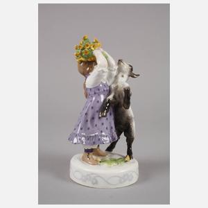 Meissen ”Mädchen mit Ziege”