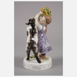 Meissen ”Mädchen mit Ziege”