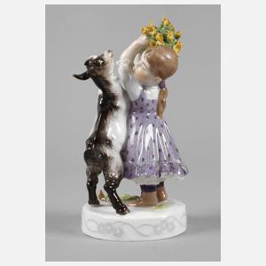 Meissen ”Mädchen mit Ziege”