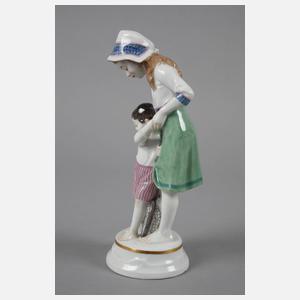 Meissen Figur ”Zwei Kinder am Strand”