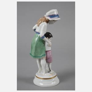 Meissen Figur ”Zwei Kinder am Strand”