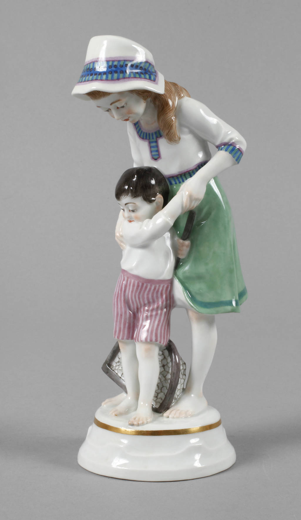 Meissen Figur ”Zwei Kinder am Strand”