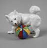 Meissen Kleiner Spitz mit Ball