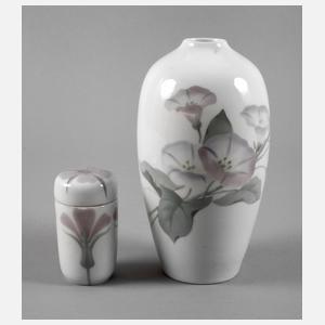 Rörstrand Deckeldose und Vase