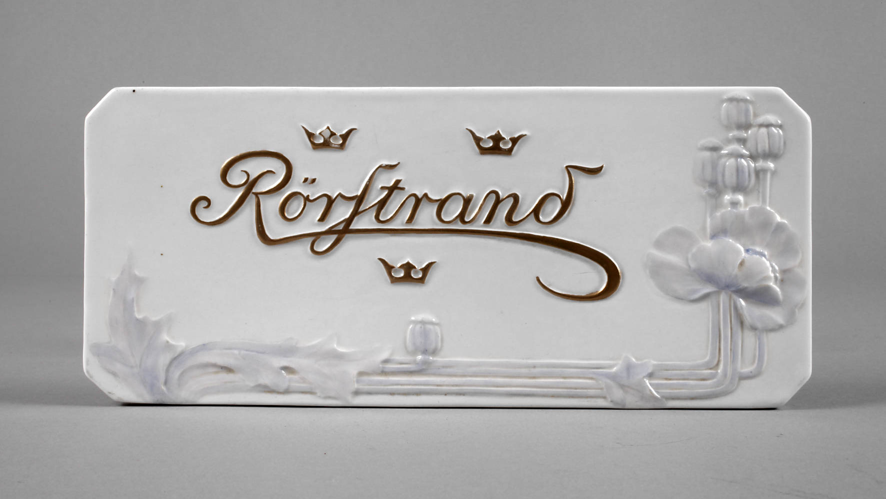 Rörstrand Firmenschild Jugendstil