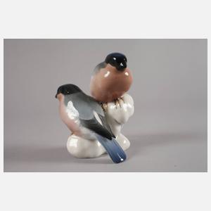 Rörstrand Vogelgruppe Gimpel