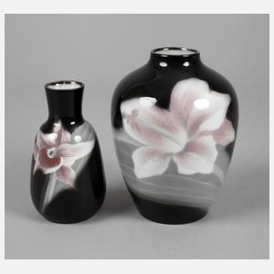 Rörstrand zwei Vasen Jugendstil