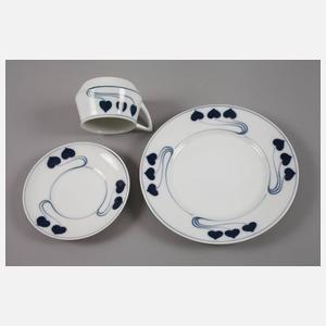 Rosenthal Gedeck ”Stehende Herzen”