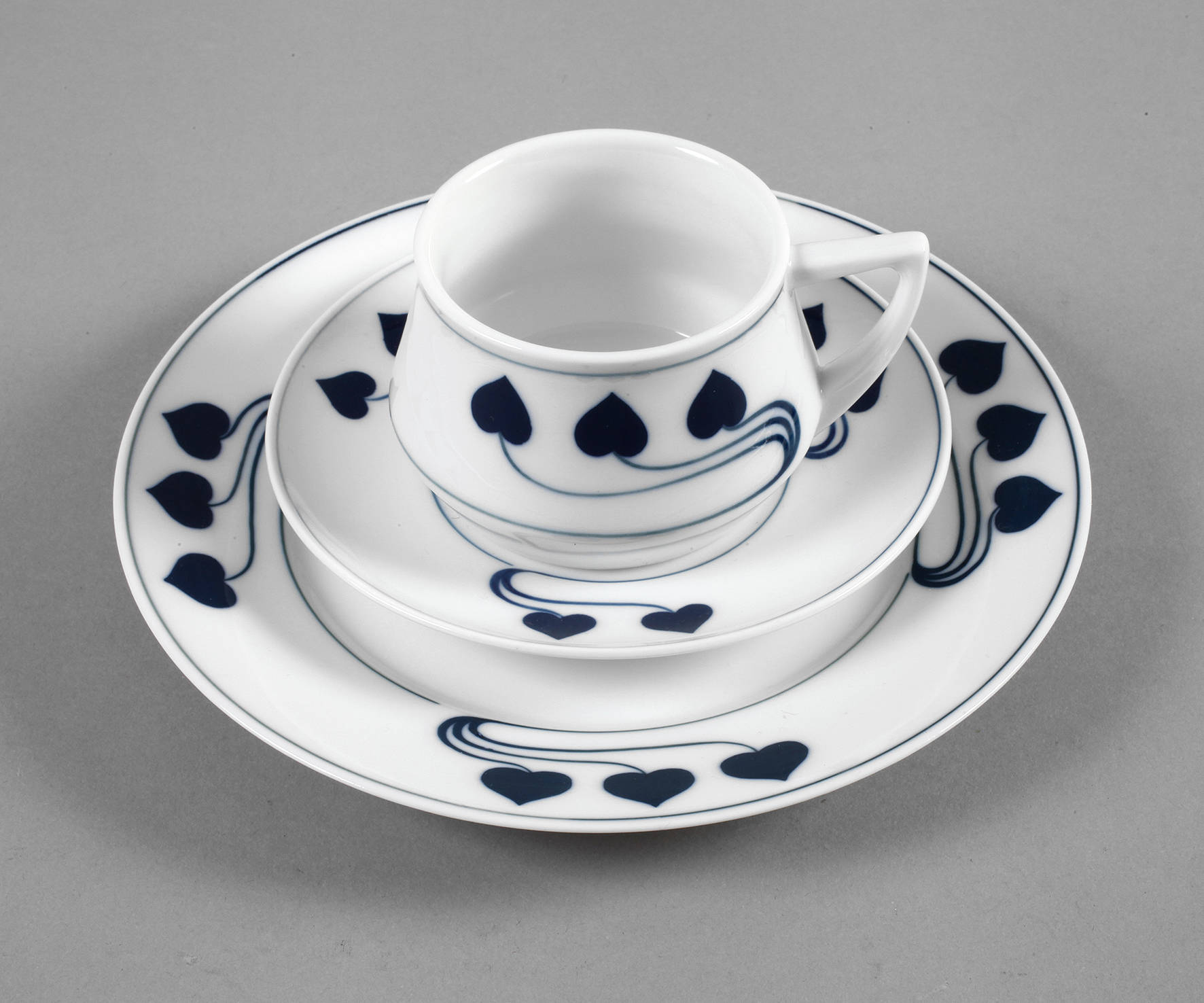Rosenthal Gedeck ”stehende Herzen”