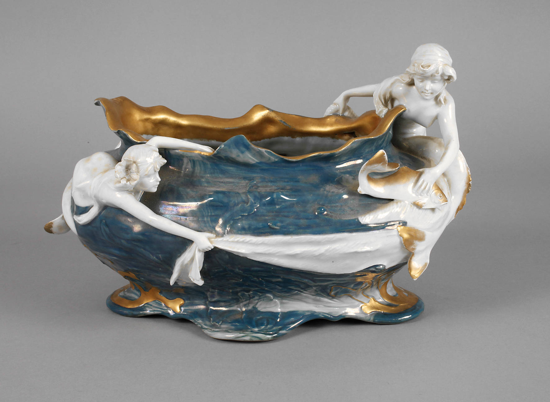 Rosenthal Jugendstilschale mit Nixen