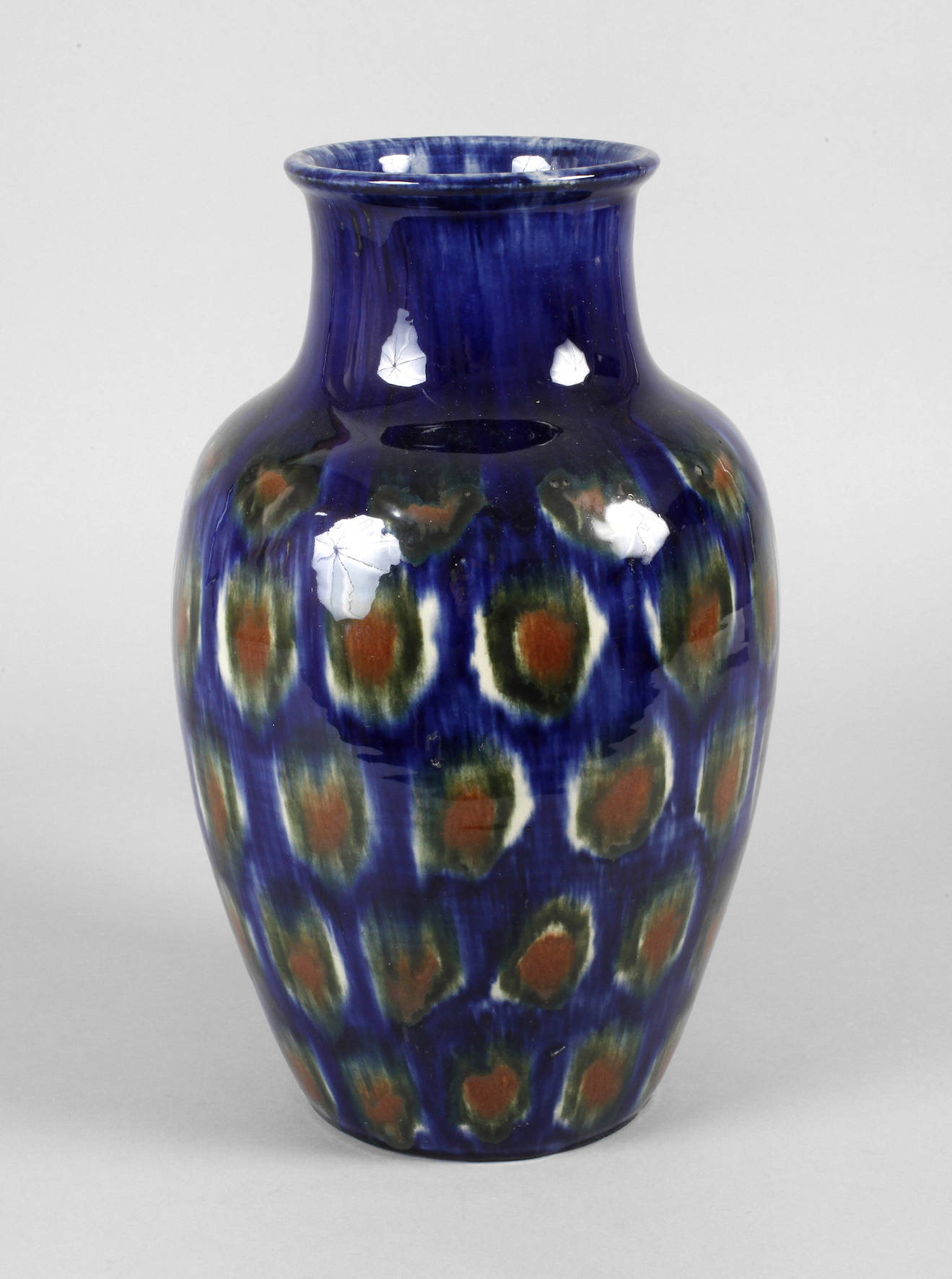 Festersen Vase Pfauenaugendekor