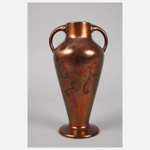 Vase mit Reduktionsmalerei