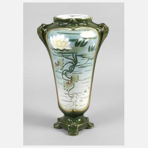 Frankreich Vase Seerosendekor