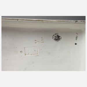 Goldscheider Wien Hund und Echse