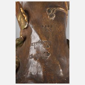 Goldscheider Wien Mädchenbüste