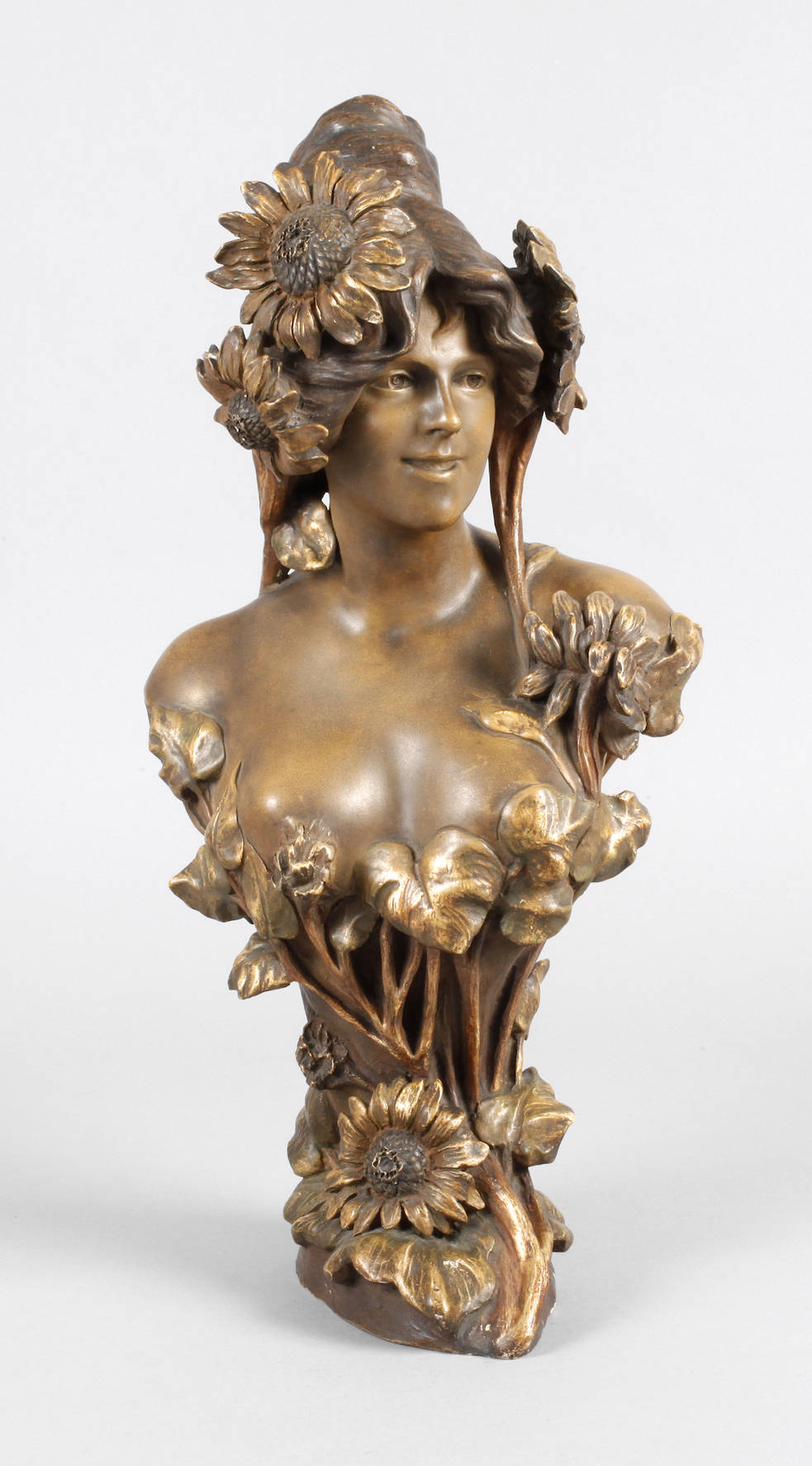 Goldscheider Wien Mädchenbüste