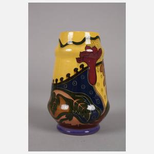 J. v. Schwarz Vase Jugendstil