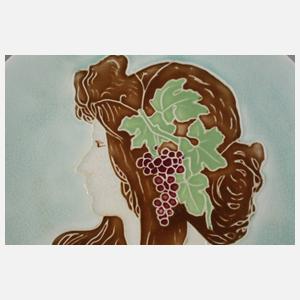 Richard Ginori Jugendstilteller