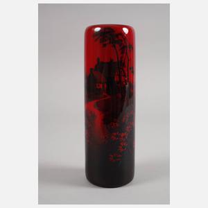 Royal Daulton Vase Landschaftsdekor