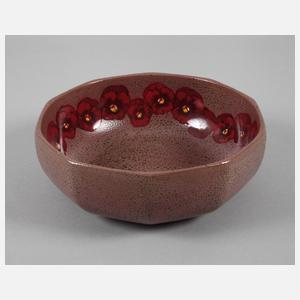 Wächtersbach Schale Stiefmütterchendekor