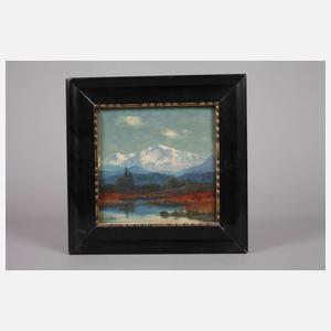 Carl Sigmund Luber, Abend in den Alpen