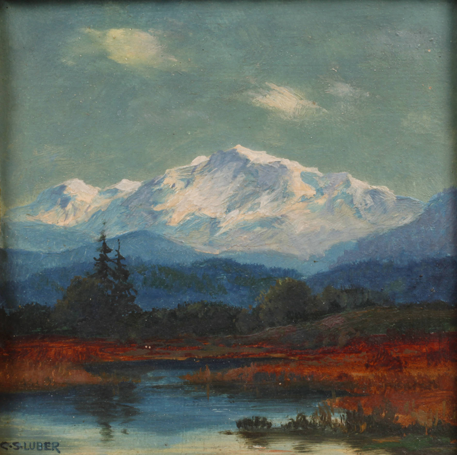 Carl Sigmund Luber, Abend in den Alpen