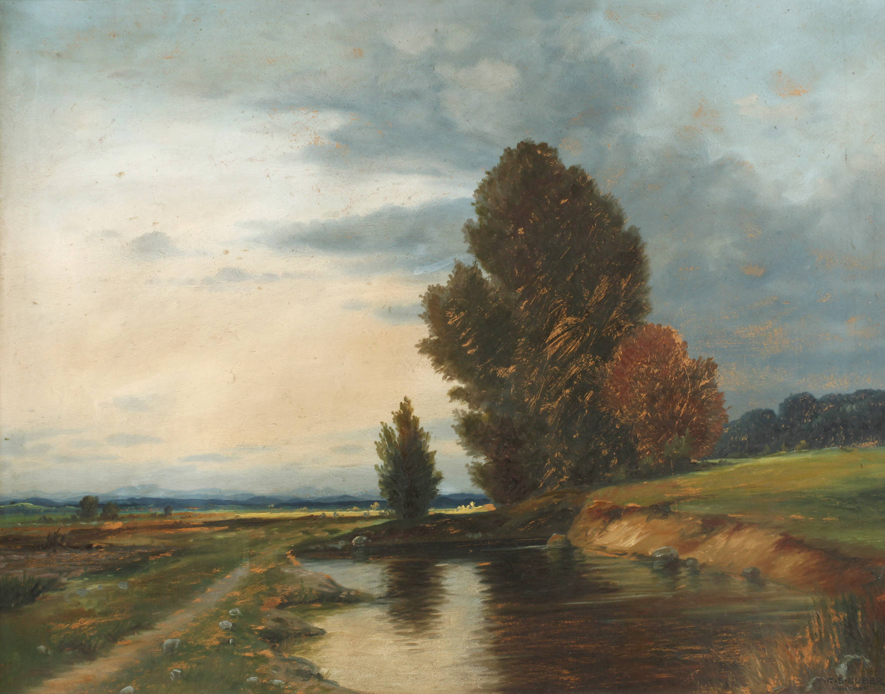 Carl Sigmund Luber, Bayrische Voralpenlandschaft