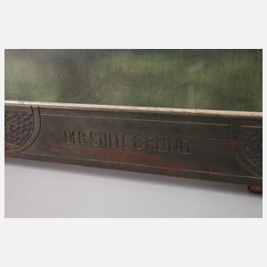 Geschnitzter Jugendstilrahmen mit passenden Druck