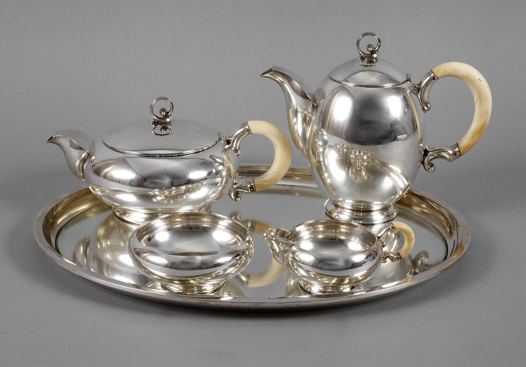 Silberservice Art déco