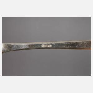 Silber sechs Speiselöffel Prof. Hübner