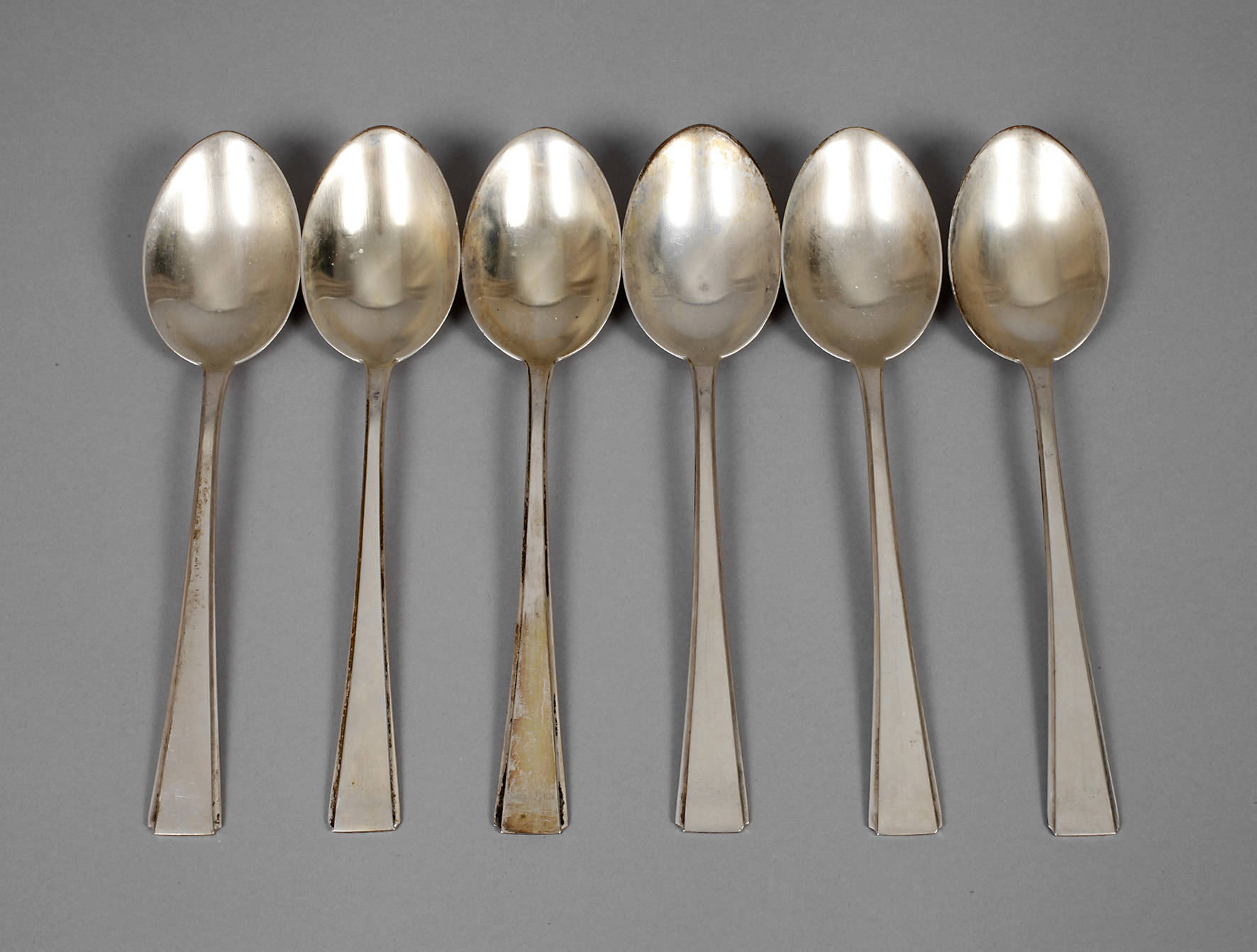 Silber sechs Speiselöffel Prof. Hübner