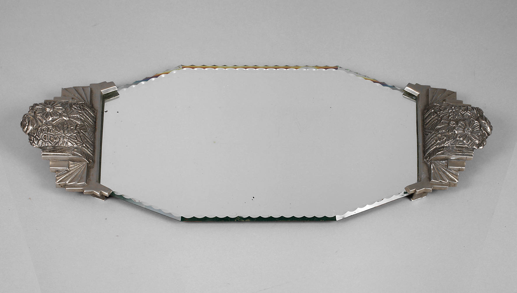 Großes Spiegeltablett Art déco