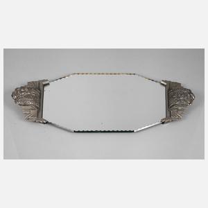 Großes Spiegeltablett Art déco